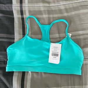 Teal fabletics sports bra